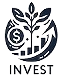 Dentro do escudo, há ícones de engrenagens e um gráfico de barras crescente, simbolizando o progresso e a inovação financeira. Abaixo do emblema, a palavra 'UNVEST' está escrita em letras maiúsculas, com uma fonte serifada moderna. O logotipo exala profissionalismo e está associado a temas de investimento, crescimento e estabilidade financeira."